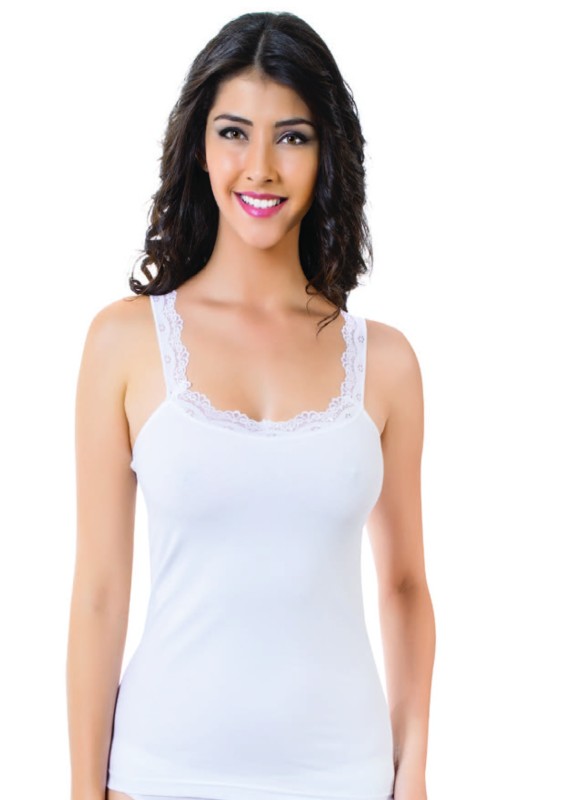 Kadın Lycralı Dantel Askılı Atlet 2670-A